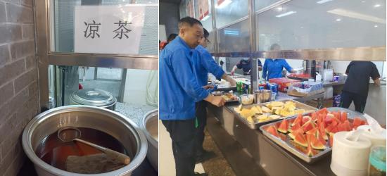 同心协力战酷暑 关爱一线送清凉  九州ku酷游各项目公司开展高温慰问及抢救培训活动